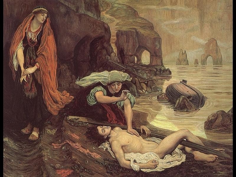 Ford Madox Brown Don Juan Discovered by Haydee